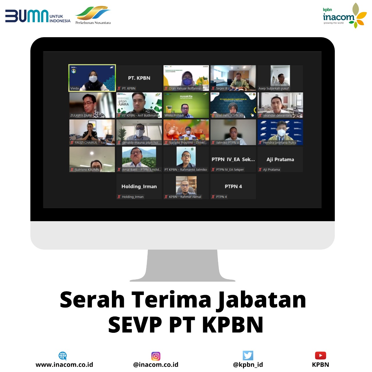 Serah Terima Jabatan SEVP PT KPBN